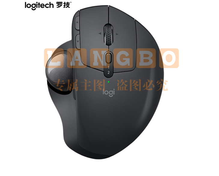 罗技（Logitech）MX ERGO 鼠标 无线蓝牙鼠标 办公鼠标