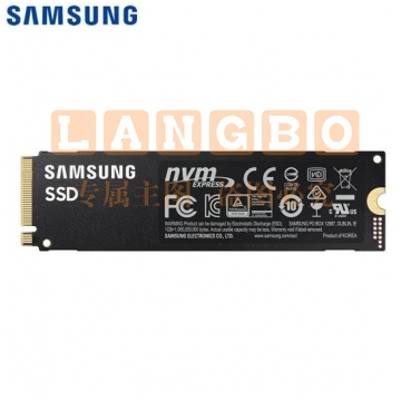 三星（SAMSUNG）2TB SSD固态硬盘 M.2接口(NVMe协议PCIe 4.0 x4) 980 PRO （MZ-V8P2T0BW）