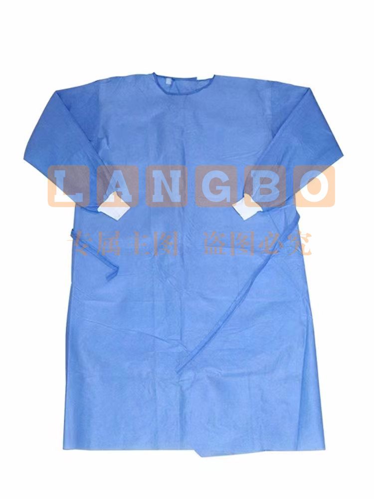 反穿式蓝色防护服均码