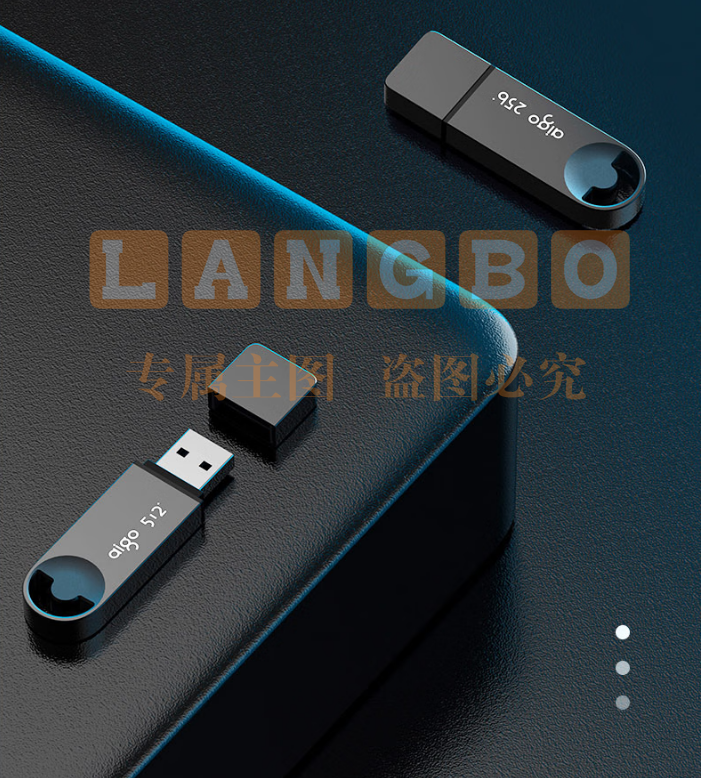 爱国者（aigo）128GB 优盘U盘 USB3.2U盘 U336 金属盖帽 系列效率快传 微笑办公闪存盘U盘 