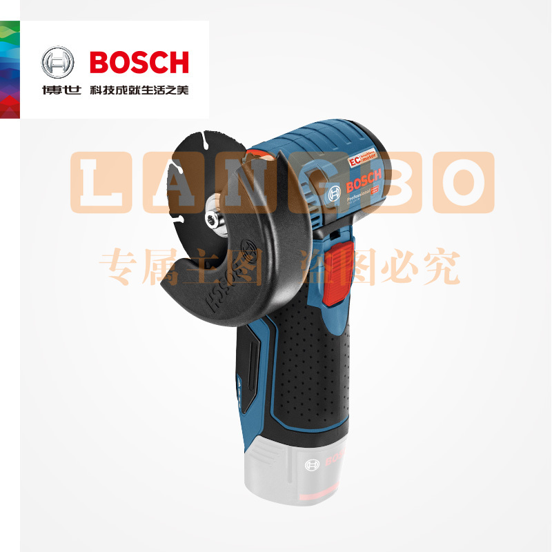 博世（BOSCH）电池带充电器   适用小钢侠GWS12V-76金属木材塑料管瓷砖小型充电切割机无刷角磨机 GWS12V-76 (仅电池)