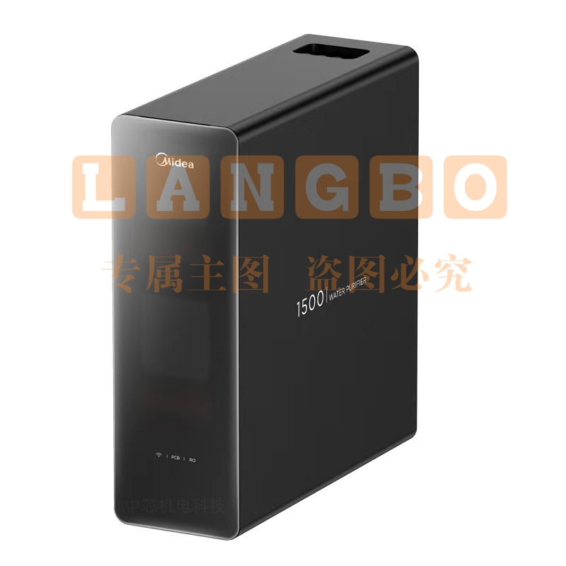 美的(Midea)全厨600G大通量净水器分体双出水物理过滤芯延寿反渗透RO膜直饮纯水