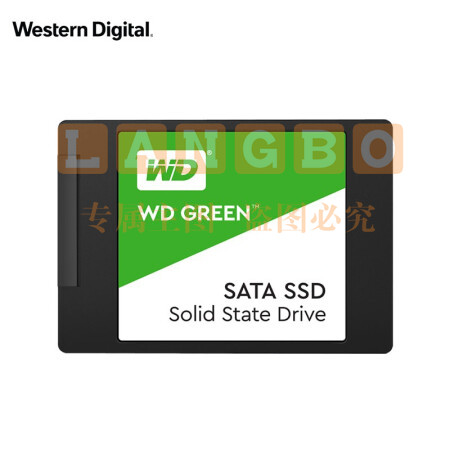 西部数据 SSD固态硬盘（WD） Green SSD固态硬盘 SATA3.0接口 西数绿盘 笔记本 SSD固态硬盘台式机硬盘 SSD固态硬盘 1TB