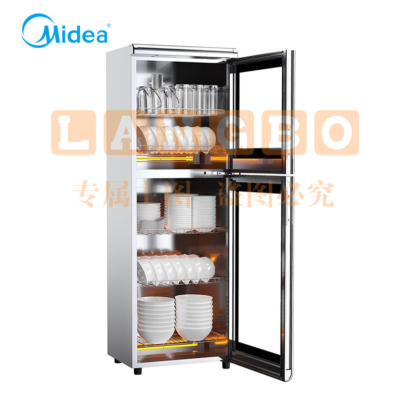 美的（Midea）智能杀菌消毒柜 147L大容量 家用商用公用 企业餐厅会议室办公室专用 ZTP-LG200 企业采购