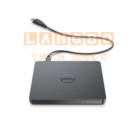 戴尔(DELL) DW316 移动光驱 DVD光盘刻录机 外置刻录光驱 USB接口 DVD+/-RW 静音 便携 超薄 黑色