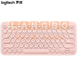 罗技（Logitech） K380 无线蓝牙键盘 茱萸粉