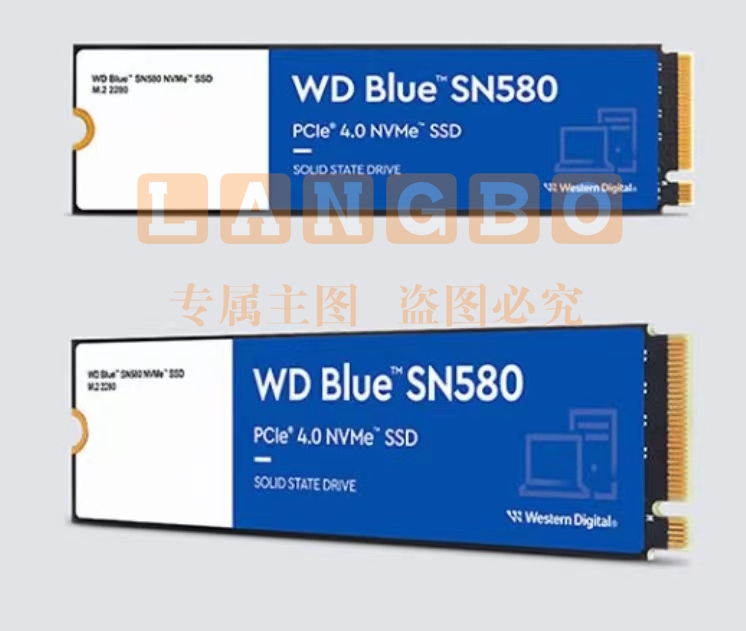 西部数据(WD)500GB SSD固态硬盘M.2(NVMe协议)SN580 PCIe4.0