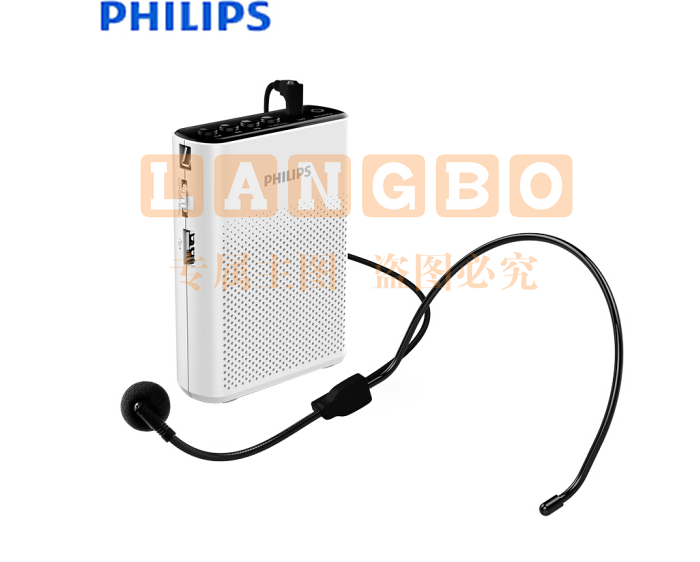 飞利浦(PHILIPS)SBM200 便携式扩音器小蜜蜂大功率教学专用导游腰挂扩音喇叭话筒