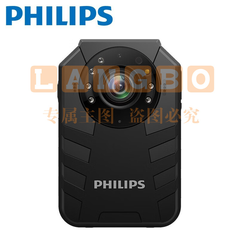 飞利浦（PHILIPS）VTR8400 音视频记录仪 高清肩带红外夜视随身录像仪 4G无线传输 GPS+北斗双定位 64G