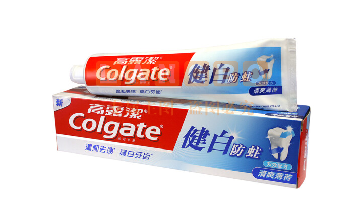 高露洁(Colgate)健白防蛀牙膏 200g