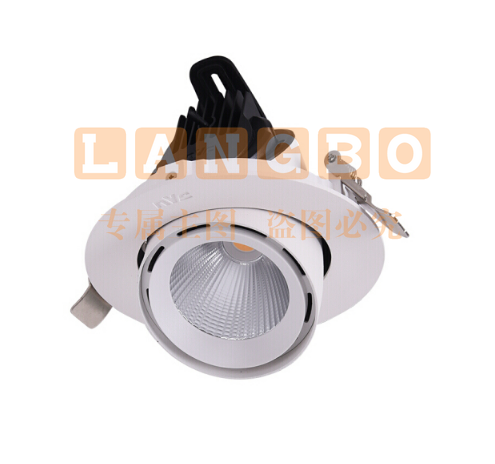 雷士(NVC)LED嵌入式翻转射灯筒灯NLED 622D 20W-开孔120MM-白光