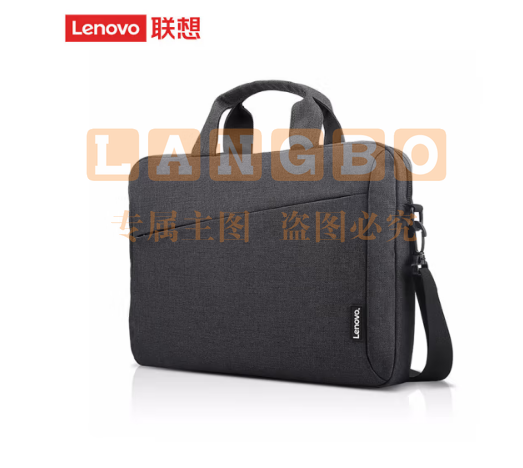 Lenovo/联想 T210原装电脑包单肩包 ThinkPad通用(14英寸-15.6英寸)笔记本手提包男女单肩斜跨 黑色