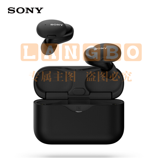 索尼(SONY)WF-H800真无线蓝牙立体声耳机 长久续航  黑