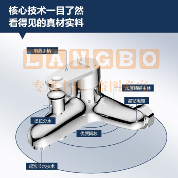 四季沐歌（MICOE） 面盆水龙头304不锈钢冷热360°旋转浴室卫生间洗手洗脸台盆龙头 C200V-1