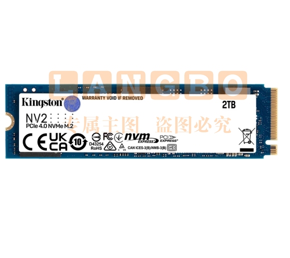 金士顿(Kingston)移动固态硬盘NV2 m.2固态硬盘2280 Nvme协议 2TB 高速NVMe协议