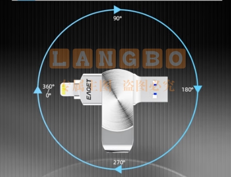 忆捷（EAGET）512GB Lightning USB3.0苹果U盘 i66官方MFI认证一键备份iphone/ipad轻松扩容手机电脑两用优盘 i66 512G