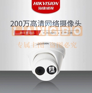 海康威视（HIKVISION） DS-2CD3325-1 POE百万高清半球摄像头