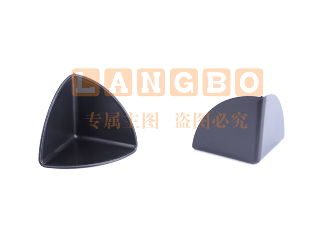 海斯迪克 HKL-273 塑料三面护角 快递纸箱护角 家具包边保护角 黑色100mm 200个