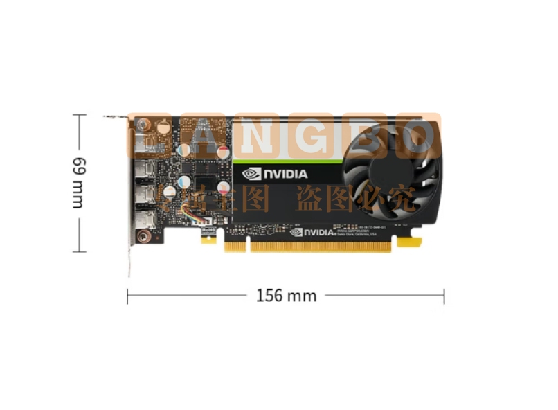 NVIDAI RTX T1000 8G 3D建模设计绘图台式机专业图形显卡 T1000 8G 工业包装