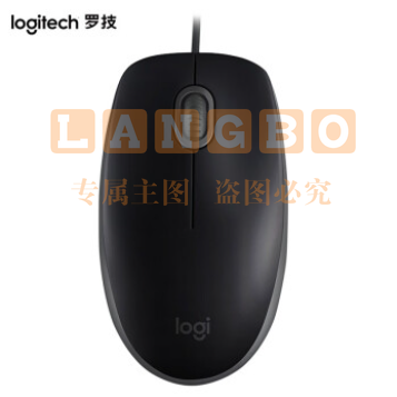 罗技（Logitech） M110有线鼠标 轻音鼠标 办公鼠标 台式机笔记本鼠标 M110