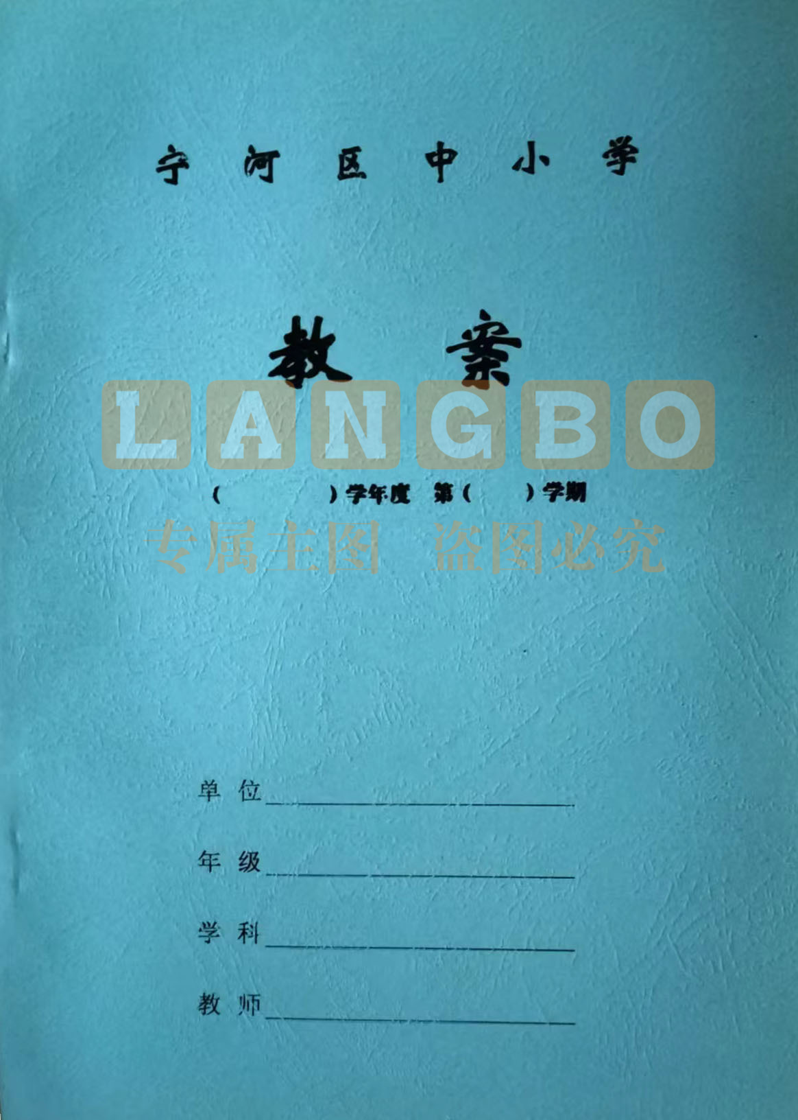 教案本(宁河区)中小学教案本