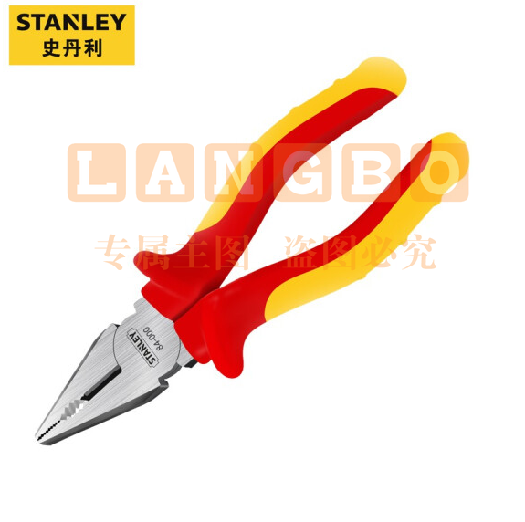史丹利（STANLEY）FatMax系列绝缘钢丝钳 老虎钳 电工钳6.5英寸84-000-23货号：JC
