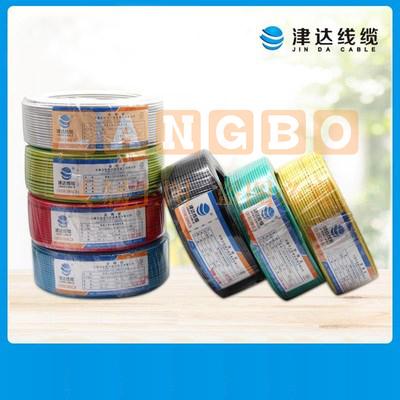 津达电缆 ZC-BV-红色25平方 阻燃塑铜线 100米/盘