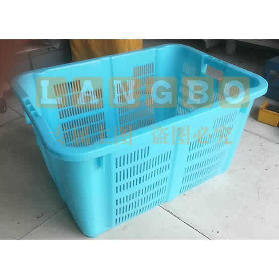 塑料胶框 蔬菜筐 物流框 运输筐 服装收纳篮 周转箩 菜筐  56*42*23cm