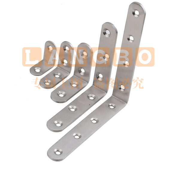 不锈钢角码 三角承重支架 90度直角固定器三角铁 50*50*2mm  4个/组  货号：JC