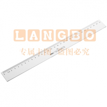 得力(deli)30cm办公通用直尺 测量绘图尺子 办公用品 6230