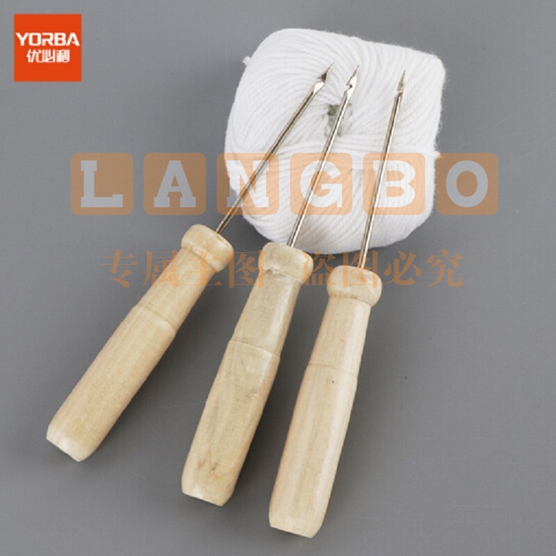  财务装订线勾针凭证线穿线装订锥子记账凭证针钩子 工具针9007 钻孔洞 3支装zhygh_361100018