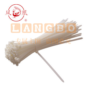 凤凰 自锁式尼龙扎带 3.0*100mm 白色 1000条/包 国标塑料理线带 扎线束带 多功能绑带