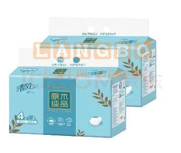 清风原木纯品抽纸 3层100抽/包  3包/提