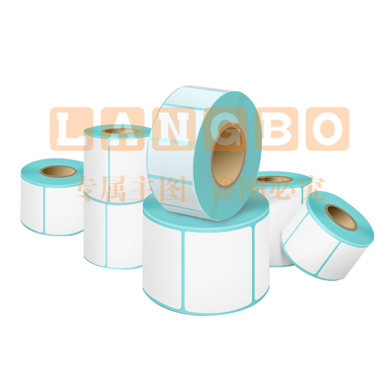 60*70mm 1000粒 热敏标签打印纸 标签贴不干胶打印纸面单电子秤条码纸  