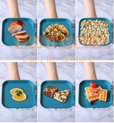 果皮盘子塑料小吃盘子