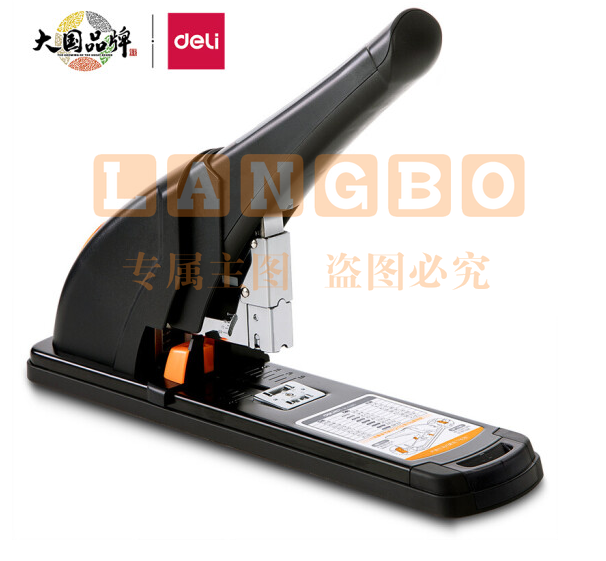得力0385重型订书机(黑)2-210张