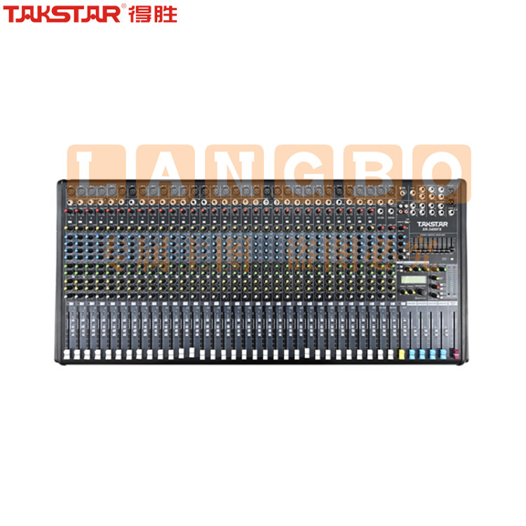 得胜(TAKSTAR)XR-3400FX 34路模拟调音台 用于商业演出大型集会户外等场合