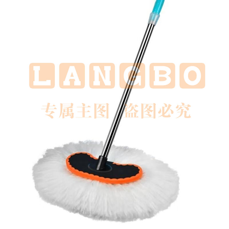 洗车拖把车用洗车刷家用长柄洗车墩布伸缩手柄洗车毛刷牛奶丝刷子 1  米长洗车刷