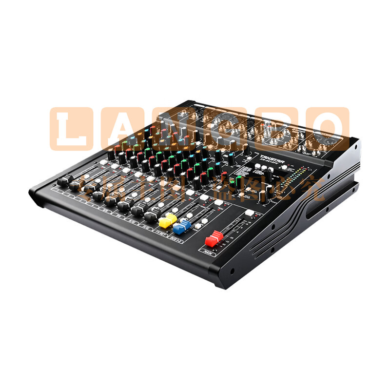 得胜 (TAKSTAR)XR-0612FX(2023款)模拟调⾳台 十二路 带蓝牙模块USB-A MP3播放高中低音可调节48V幻象电源 会议演出户外