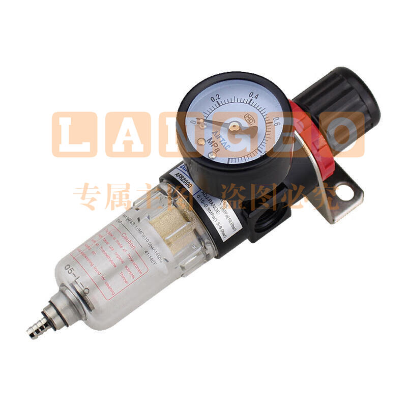 亚德客(AirTAC) AFR20001气源处理元件,过滤减压阀(附表,附支架)