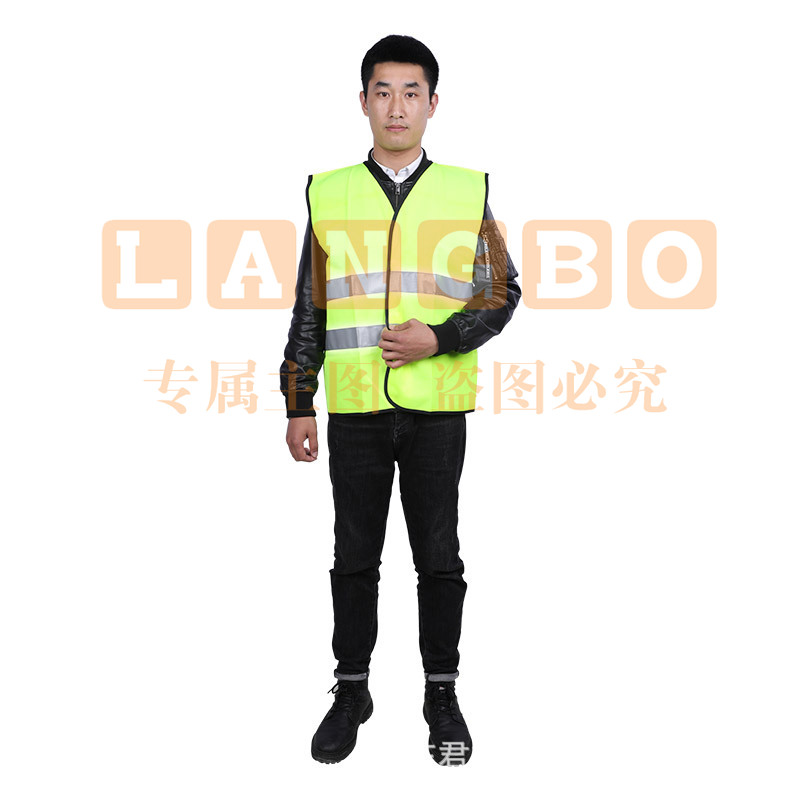 反光背心反光马甲代驾环卫执勤交通骑行施工印字多口 袋反光衣
