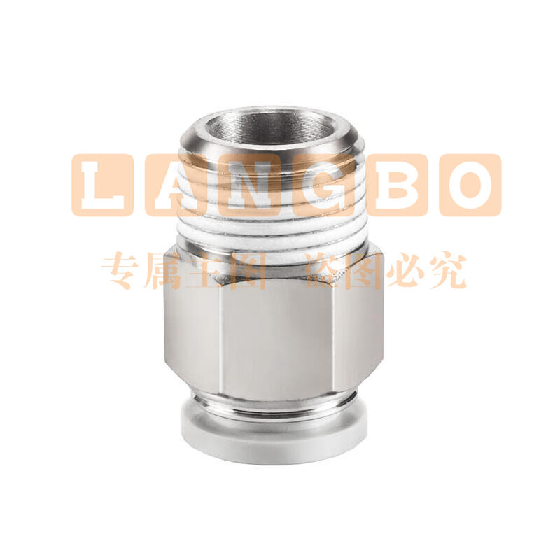 亚德客(AirTAC) X-APC1002外螺纹管接头,直通型【螺纹1/4