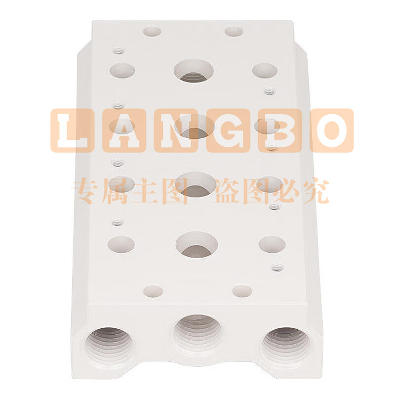 亚德客(AirTAC) 200M2F电磁阀底座,2连