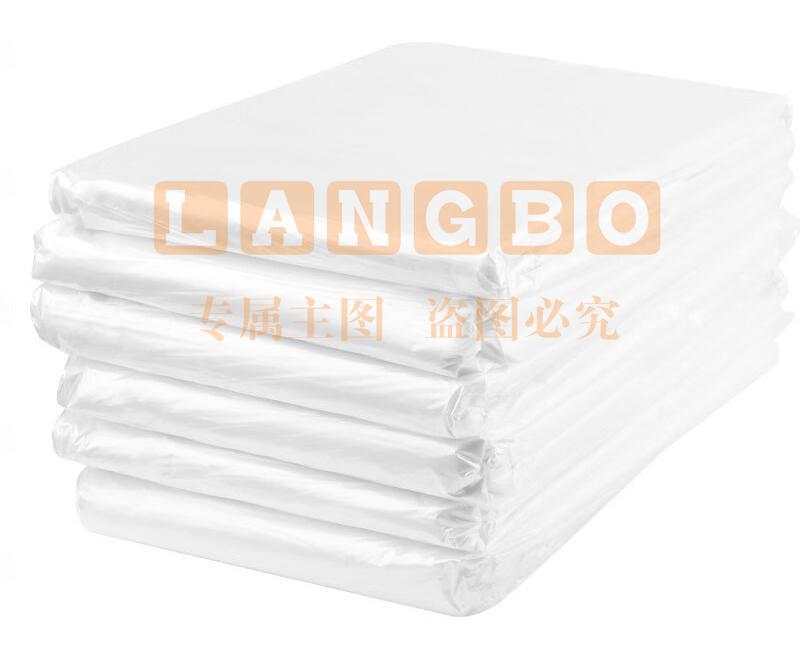 白色垃圾袋60cm*80cm透明塑料袋50只/包