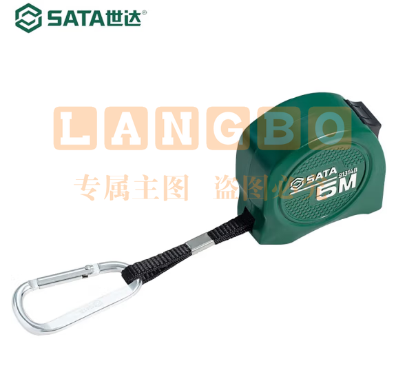 世达(SATA) 91314B 1级精度卷尺5M×19MM 正品保障