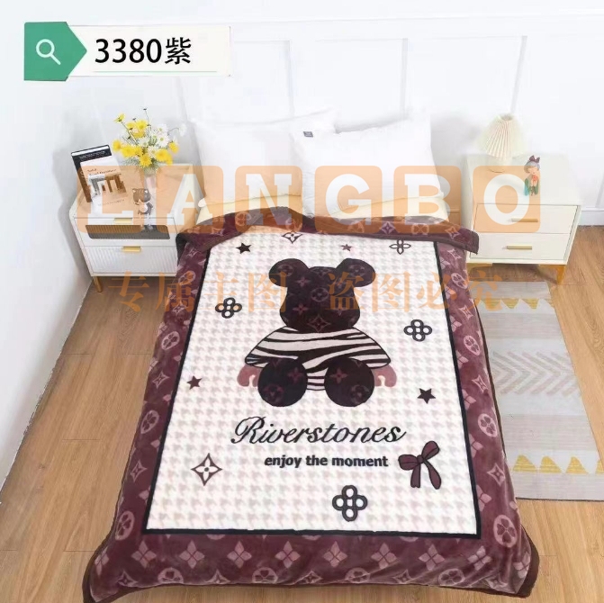 单人加厚法兰绒毛毯150mm*200mm