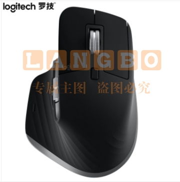 罗技（Logitech）适用于Mac的MX Master 3无线蓝牙优联双模跨计算机控制鼠标-深空灰