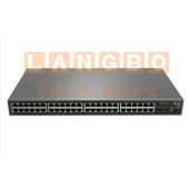锐捷 RG-NBS1850GC 48口千兆交换机非网管千兆光口 监控交换机 机架式