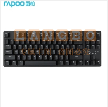 雷柏（Rapoo） V500PRO-87无线版 机械键盘 无线键盘 办公键盘 87键