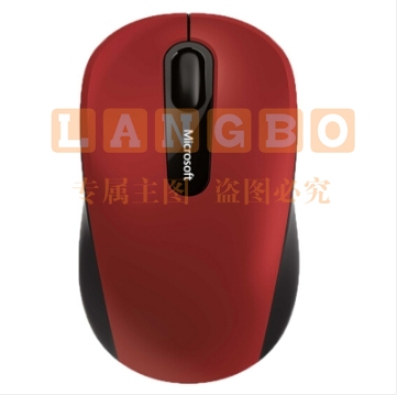 微软无线便携蓝牙鼠标3600 珊瑚红